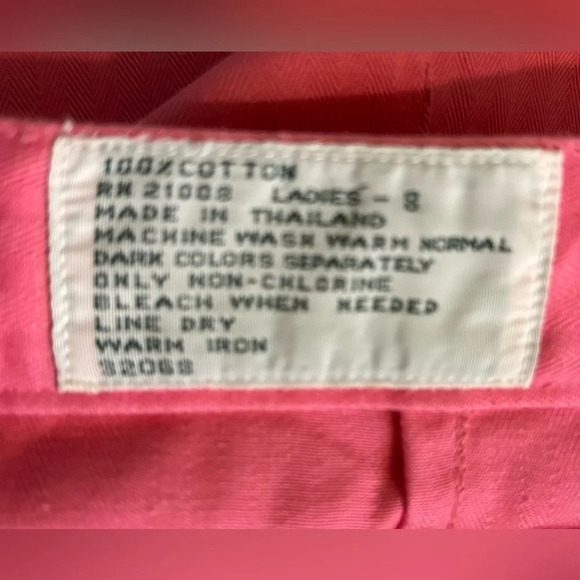 NWT 80s Izod Golf & Tennis of Reading, PA faux wrap 100% cotton skirt “striped” - Picture 6 of 8